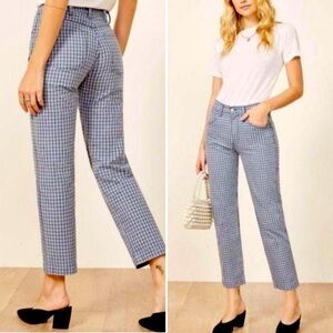 Reformation Straight Cropped Jeans